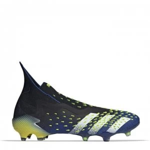 adidas Predator Freak + FG Football Boots - Black/Solyellow