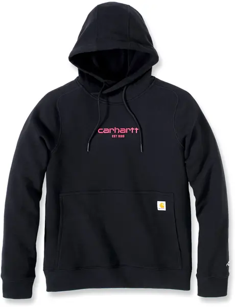 Carhartt Force Relaxed Fit Lightweight Graphic Ladies Hoodie, black, Size S for Women