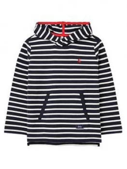 Joules Boys Astbury Striped Hoodie - Navy, Size 11-12 Years