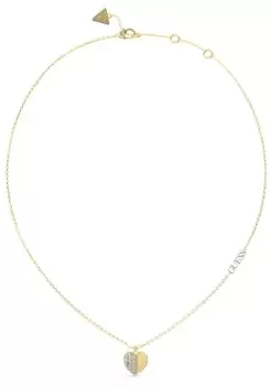 Guess UBN03035JWYGT/U Gold Plated 16-18" Plain And Pave Jewellery