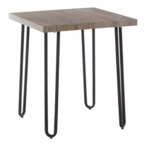 Interiors by PH Side Table with Hairpin Legs, Wood