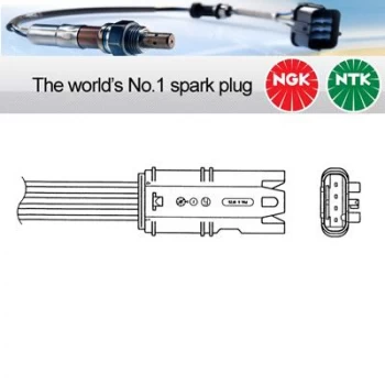 1x NGK NTK Oxygen O2 Lambda Sensor OZA630-BM2 OZA630BM2 (0073)