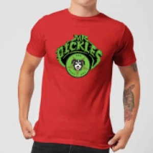 Mr Pickles Logo Mens T-Shirt - Red - XL