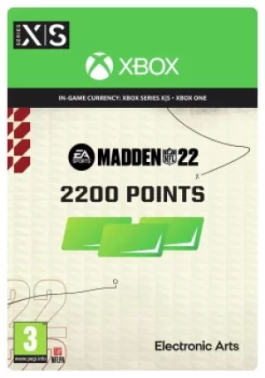 Madden NFL 22 2200 Madden Points Xbox One Series X