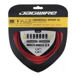 Jagwire Universal Sport XL Shift Kit Red