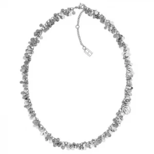 Tommy Hilfiger Silver Tone Glitz Design Necklace