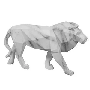 Marble Effect Figurine - Lion