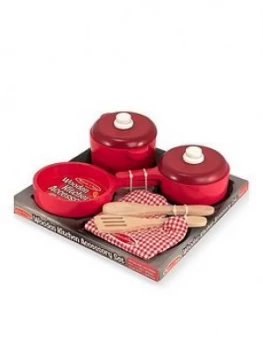 Melissa and Doug Wooden Kitchen Accessory Set.