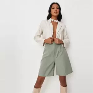 Missguided Tall Tailored Shorts - Green