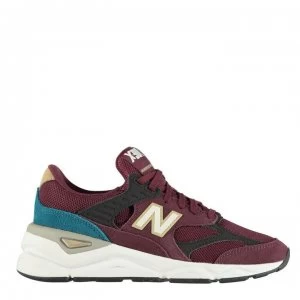 New Balance X 90 Trainers - Burgundy/Wht