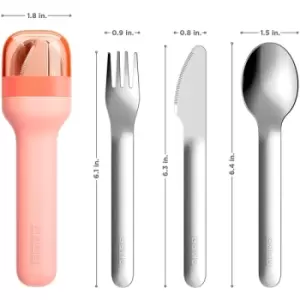 Zoku Pocket Utensil Set Peach