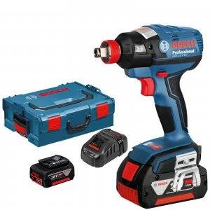 Bosch GDX 18 V-EC 18v Cordless Impact Driver 2 x 5ah Li-ion Charger Case