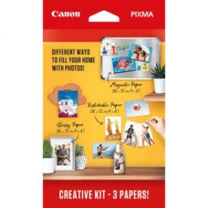 Canon Creative Kit - 3 Papers (Includes MG-101, RP-101 & PP-201)