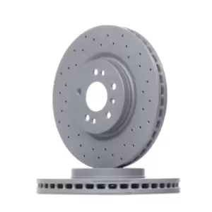 ZIMMERMANN Brake disc Perforated 400.3648.52 Brake rotor,Brake discs MERCEDES-BENZ,M-Klasse (W164),R-Klasse (W251, V251)