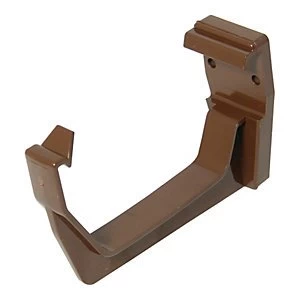 FloPlast RKS1BR Square Line Gutter Fascia Bracket - Brown