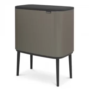 Brabantia Bo Touch Bin 11+23 Litre Platinum