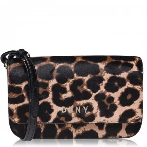 DKNY Kim Flip Crossbody Bag - BLK GLD BGD