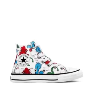 Kids Chuck Taylor 1V Under The Sea Canvas High Top Trainers