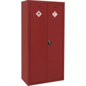 Agrochemical Substance Cabinet - 900 x 460 x 1800mm - 2 Door - 2-Point Key Lock