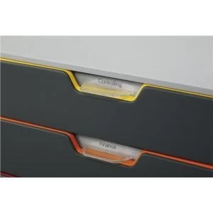 Original Durable Varicolor Drawer Box with Five Colourful Drawers