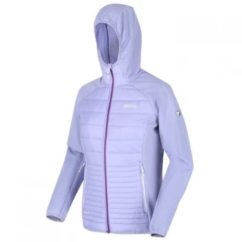 Regatta Womens Andreson V Hooded Hybrid Baffle Jacket - LilcBm/LilBm