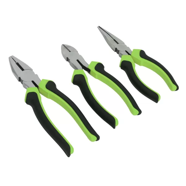 Genuine SEALEY S0645 Comfort Grip Pliers Set 3pc