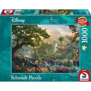 Thomas Kinkade Disney The Jungle Book 1000 Piece Jigsaw Puzzle