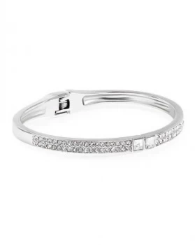 Jon Richard Silver Square Open Bangle