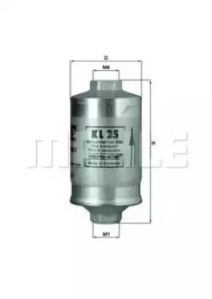 Fuel Filter KL25 79882465 by MAHLE Original