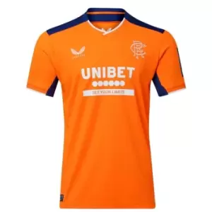 Castore Rangers Third Shirt 2022 2023 - Orange