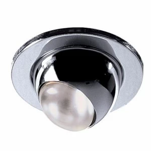 KnightsBridge R50 SES 40W 230V Eyeball Downlight - Chrome