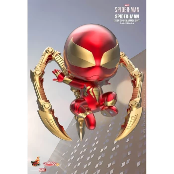 Hot Toys Cosbaby Marvel's Spider-Man PS4 - Spider-Man (Iron Spider Armor Suit Version) Figure