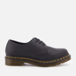 Dr. Martens Womens 1461 W Virginia Leather 3-Eye Shoes - Black - UK 6