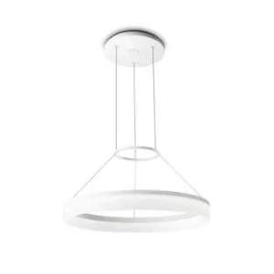 Grok Integrated LED 1 Light Small Ceiling Pendant Light White