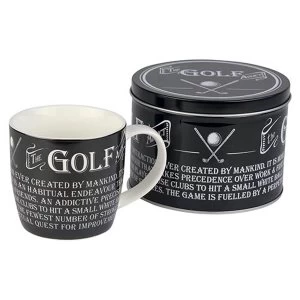 Ultimate Gift for Man Mug in a Tin Golf