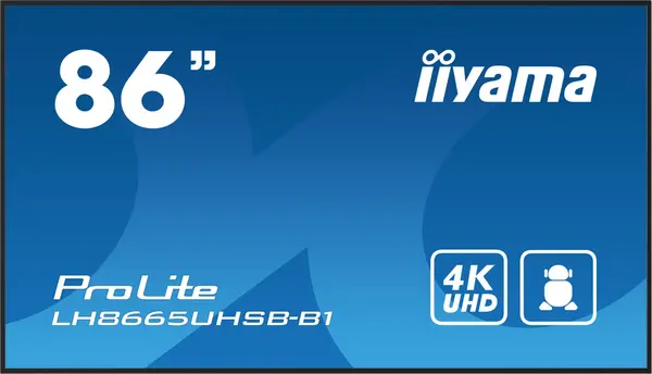 iiyama 86" LH8665UHSB-B1 4K Ultra HD IPS LCD Monitor