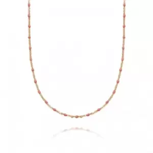 Treasures Pink Beaded Necklace BN04_GP