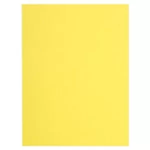 Exacompta Recycled Square Cut Folders 150005E A4 Yellow 80gsm Board Pack of 1000