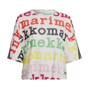 adidas Marimekko x adidas T-Shirt (Plus Size) Womens - White