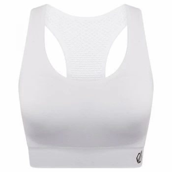 Dare2B Dont Sweat It Sports Bra - White/White