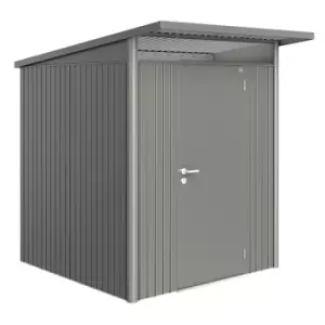 Biohort AvantGarde Metal Shed A1 Standard door 5' 9'' x 7' 2'' - Quartz Grey