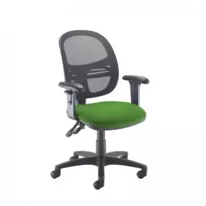 Jota Mesh medium back operators chair with adjustable arms - Lombok