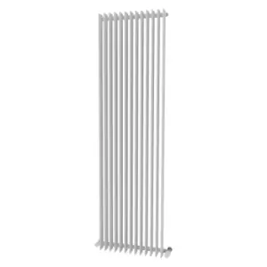 Ximax Atlantic Satin White Vertical Designer Radiator, (W)500mm X (H)1800mm