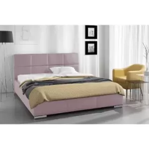 Envisage Trade - Simplier Upholstered Beds - Plush Velvet, Super King Size Frame, Pink - Pink