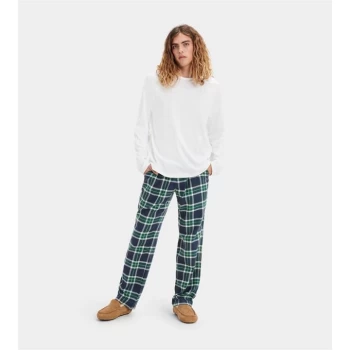 Ugg Steiner Pyjama Set - White/NavyPlaid