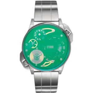 Mens Storm Dualmation Lazer Green Watch