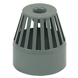 FloPlast SP302G Soil Pipe Vent Terminal - Grey 110mm