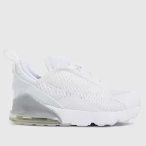 Nike White Air Max 270 Toddler Trainers