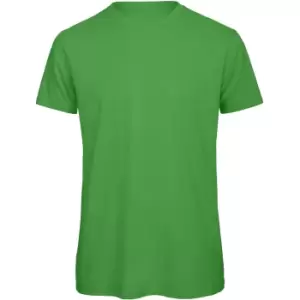 B&C Mens Favourite Organic Cotton Crew T-Shirt (S) (Real Green)