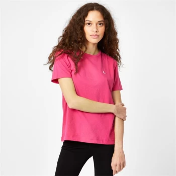 Jack Wills Endmoor Boyfriend T-Shirt - Cerise